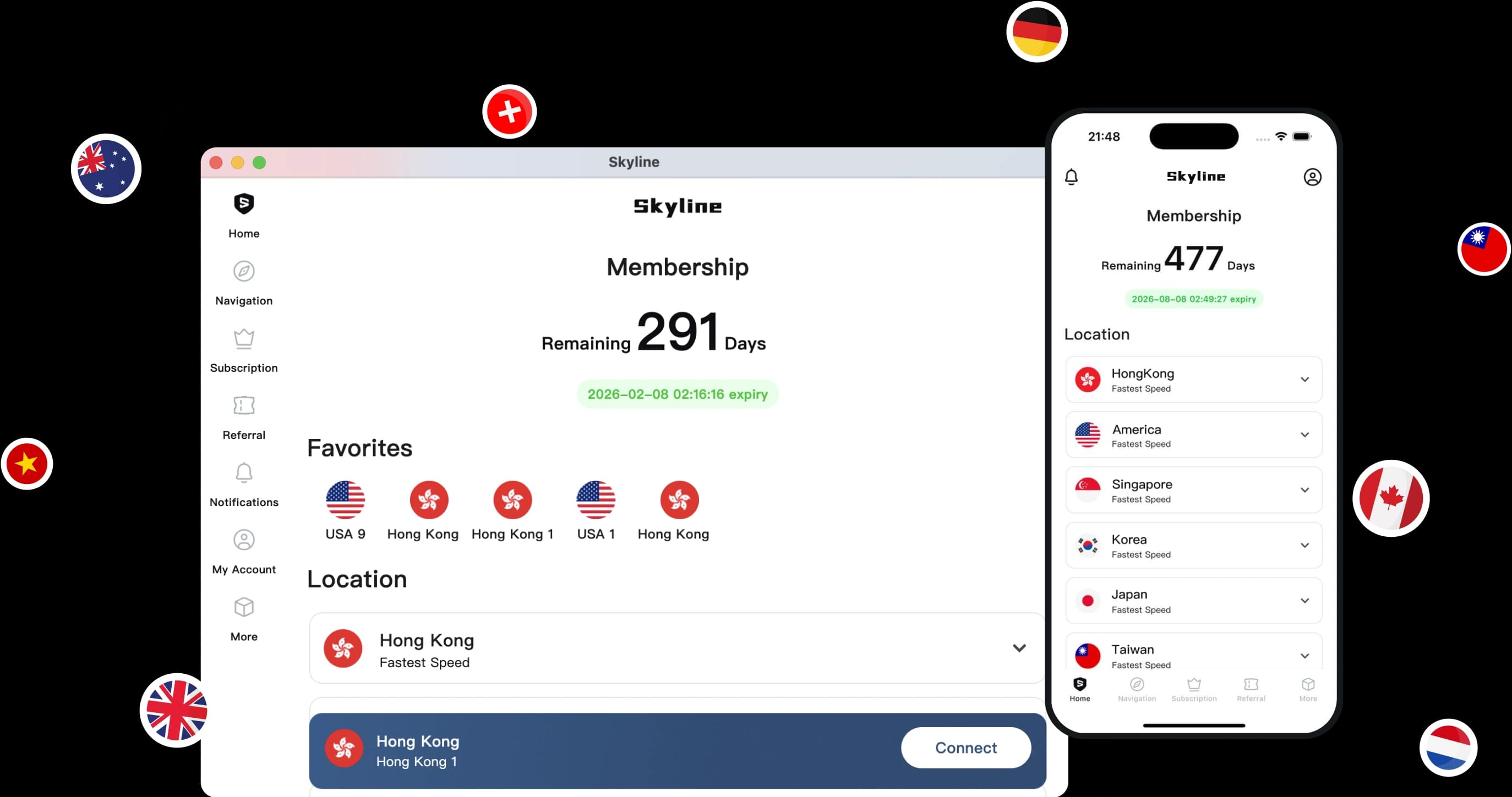 Skyline VPN App